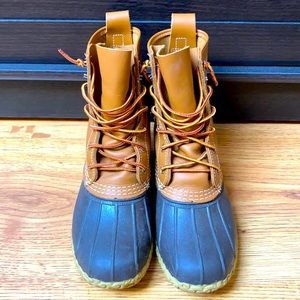 L.L. Bean 8” Brown Duck Boots